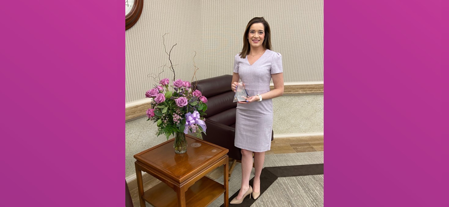 Bronagh Kelly with State Bar of Nevada Award Bronagh Kelly with State Bar of Nevada Award