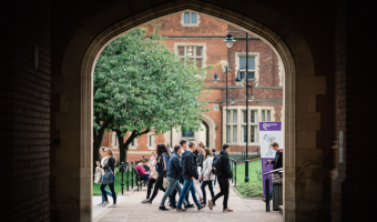 Students at the Quad